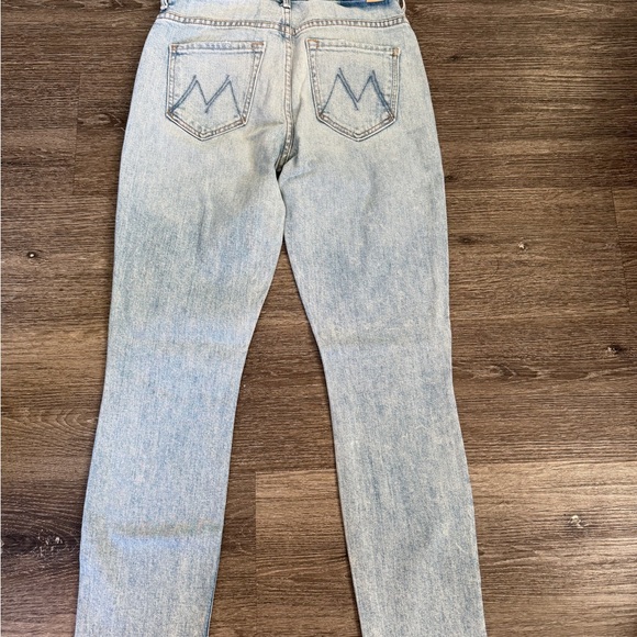 MOTHER Light Wash Straight Leg Jeans - Picture 3 of 6